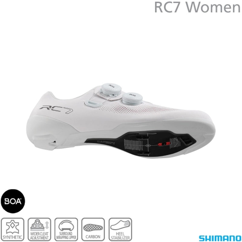 Shimano RC703 Womens Road Shoes White 2025