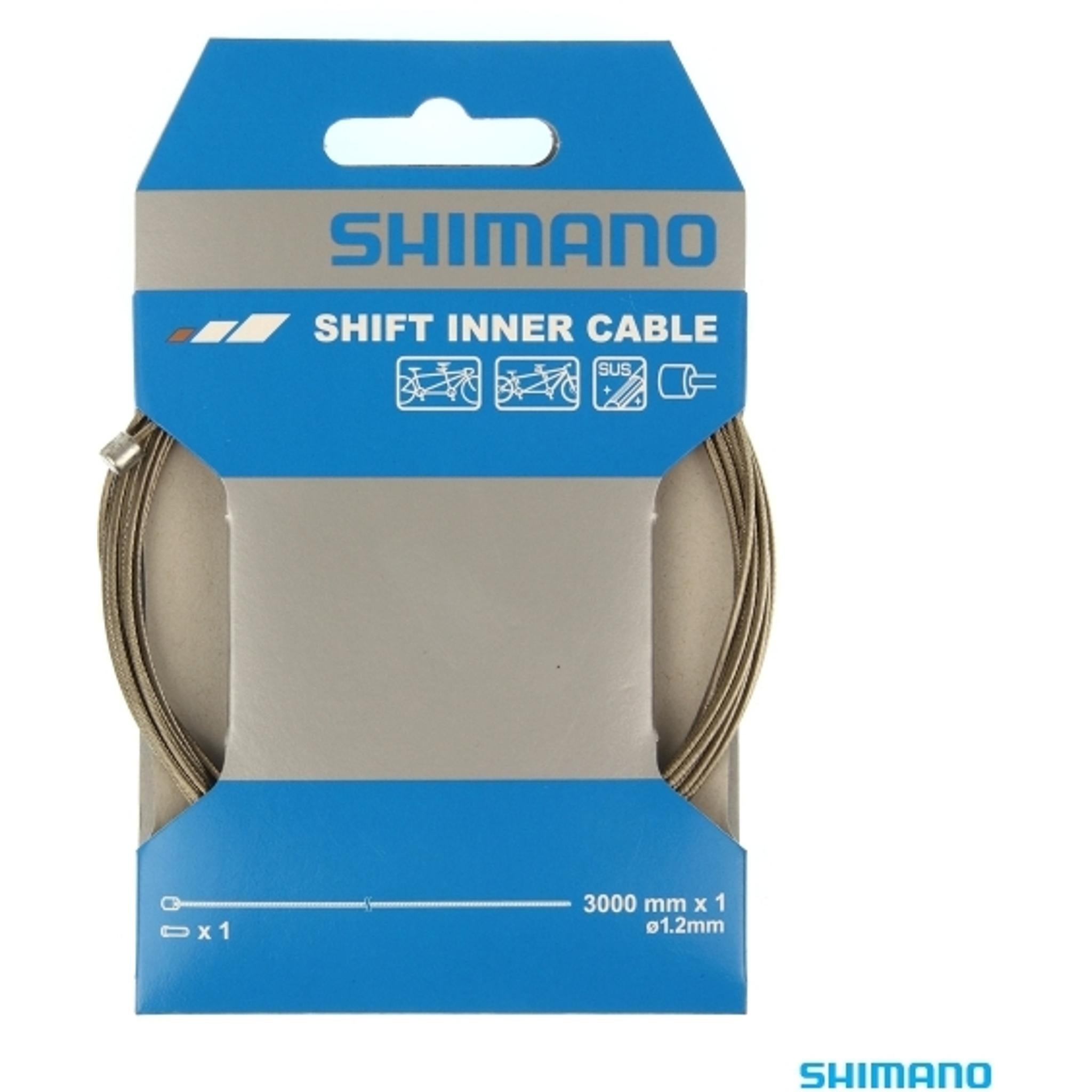 Shimano Shift Cable Tandem 1.2 x 3000mm