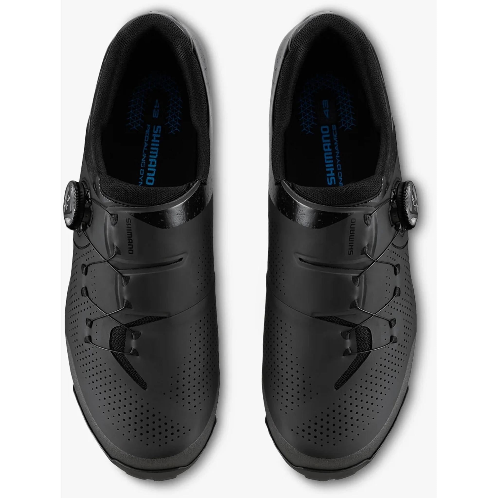 Shimano XC302 Wide Mens MTB Shoes Black 2025
