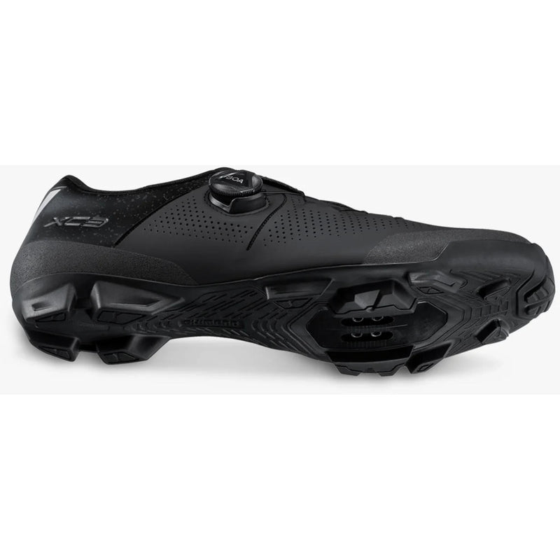 Shimano XC302 Wide Mens MTB Shoes Black 2025