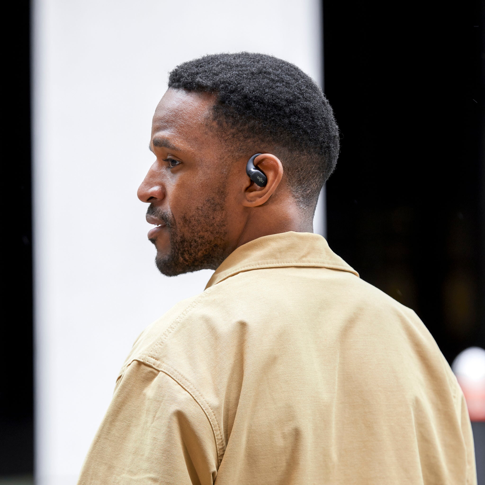 Shokz OpenFit True Wireless Bluetooth Headphones Black