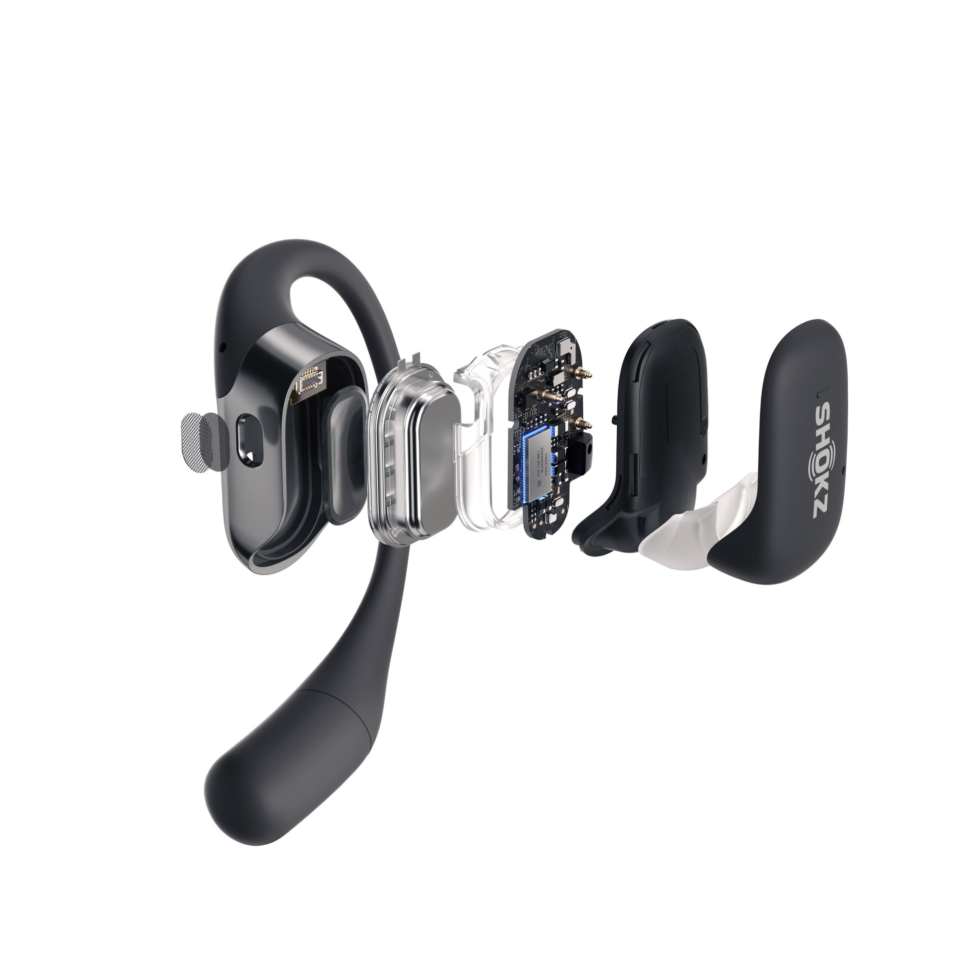 Shokz OpenFit True Wireless Bluetooth Headphones Black