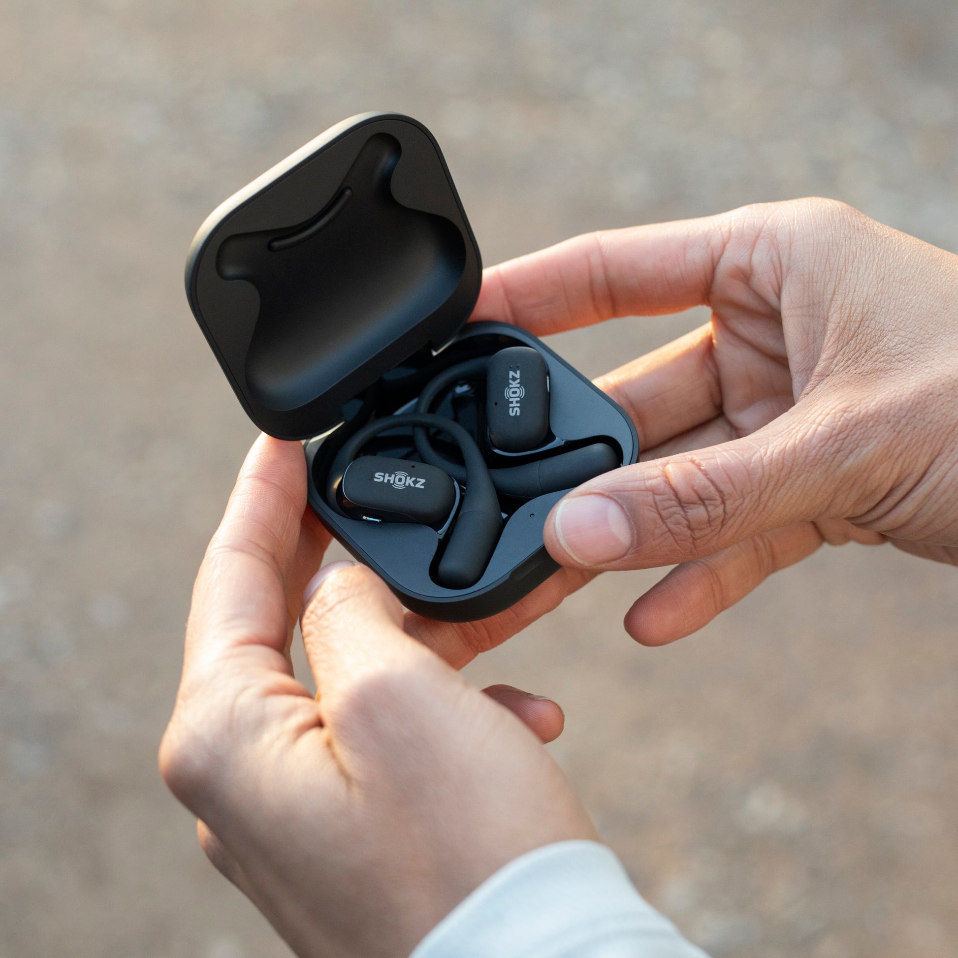 Shokz OpenFit True Wireless Bluetooth Headphones Black