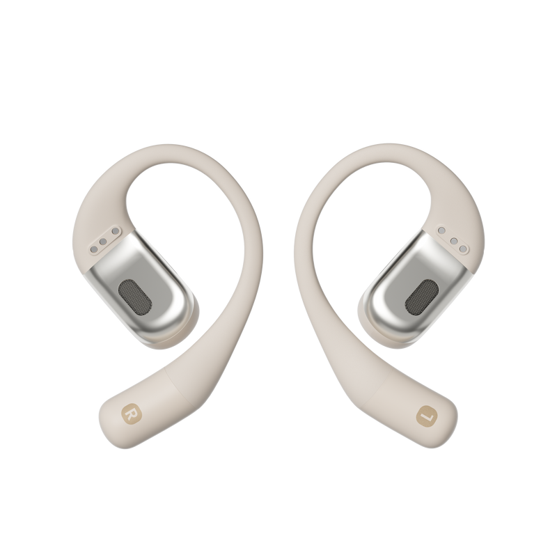 Shokz OpenFit True Wireless Bluetooth Headphones Beige