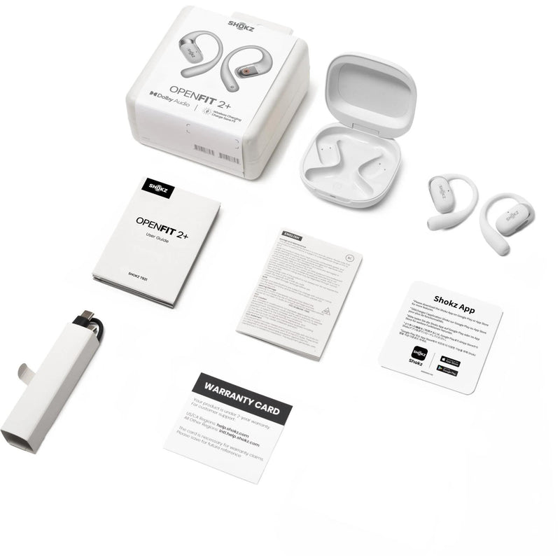 Shokz OpenFit 2+ True Wireless Earbuds Grey