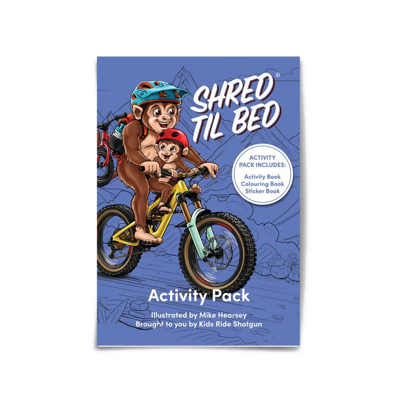 Shotgun Shred Till Bed Kids MTB Activity Pack