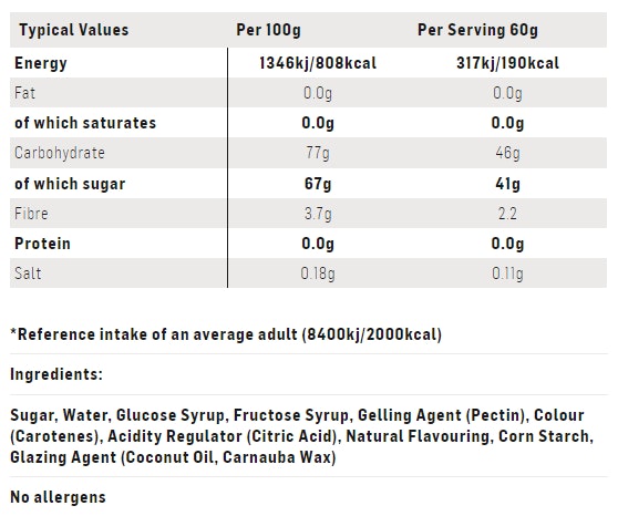 SiS BETA Fuel Energy Chews Orange 60g