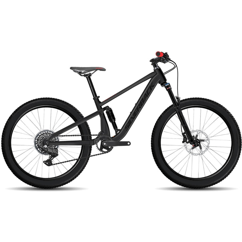 Silverback Series Trail 26" Kids Bike Stealth Black