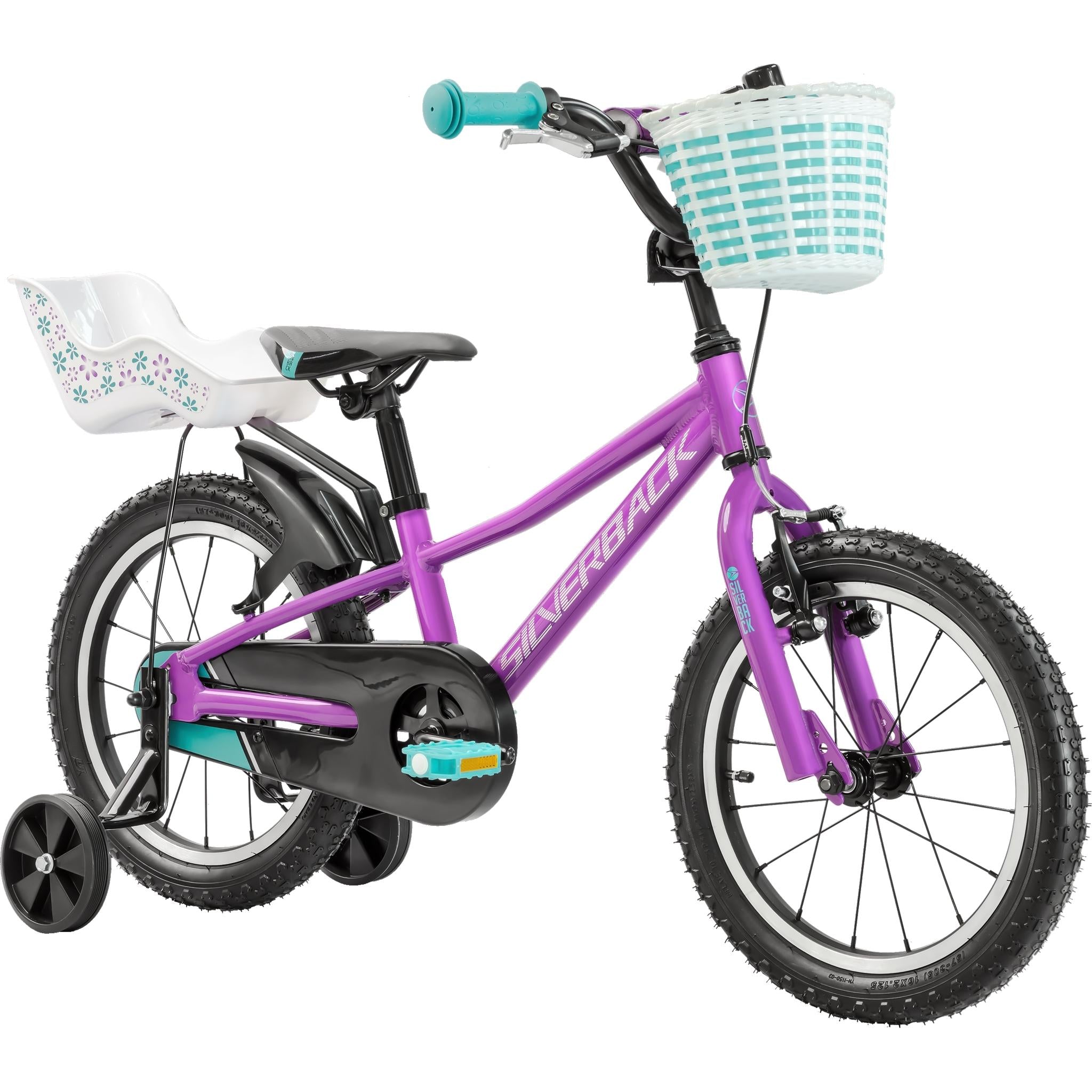 Silverback Skid 16" Kids Bike Grape Purple