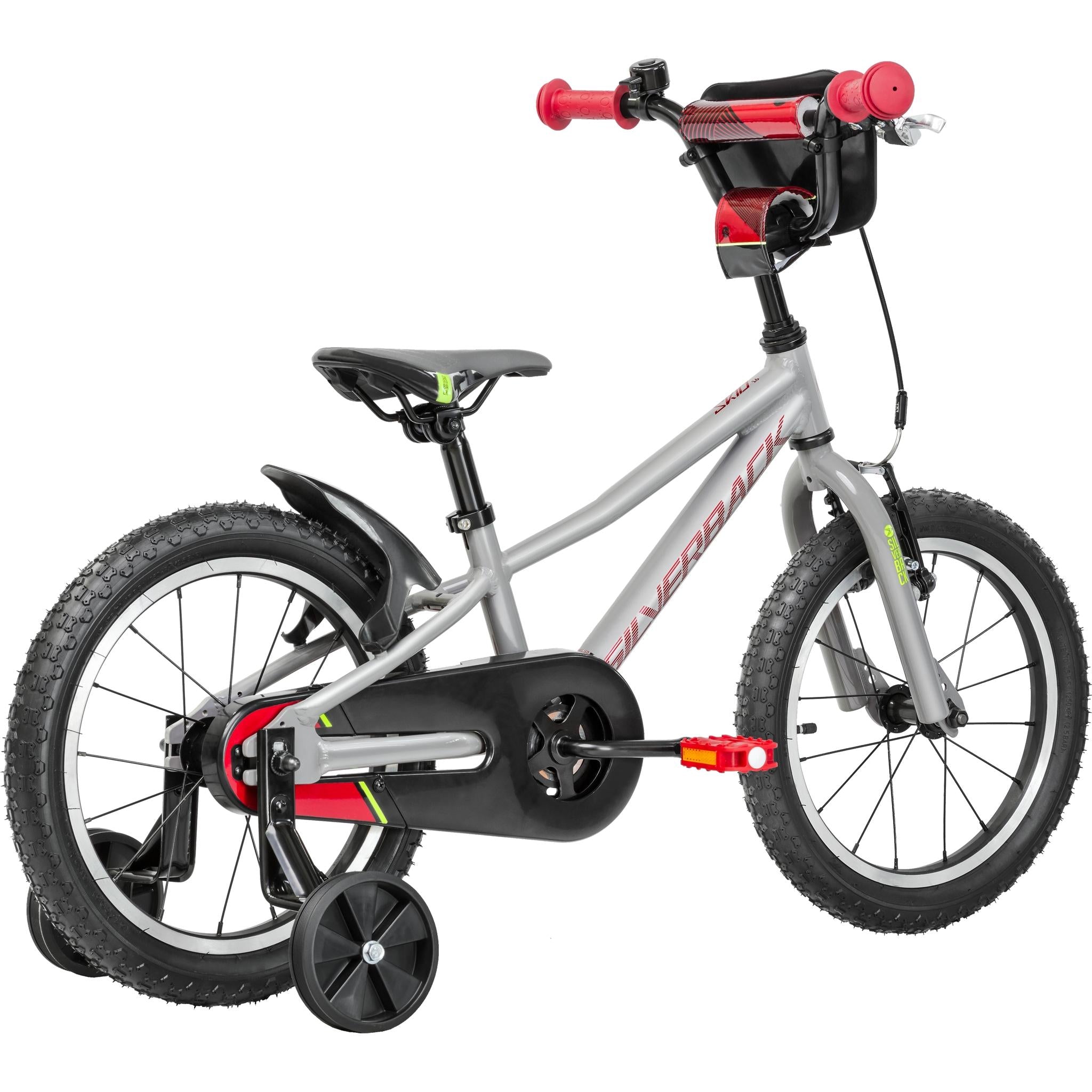 Silverback Skid 16" Kids Bike Moonwalk Grey