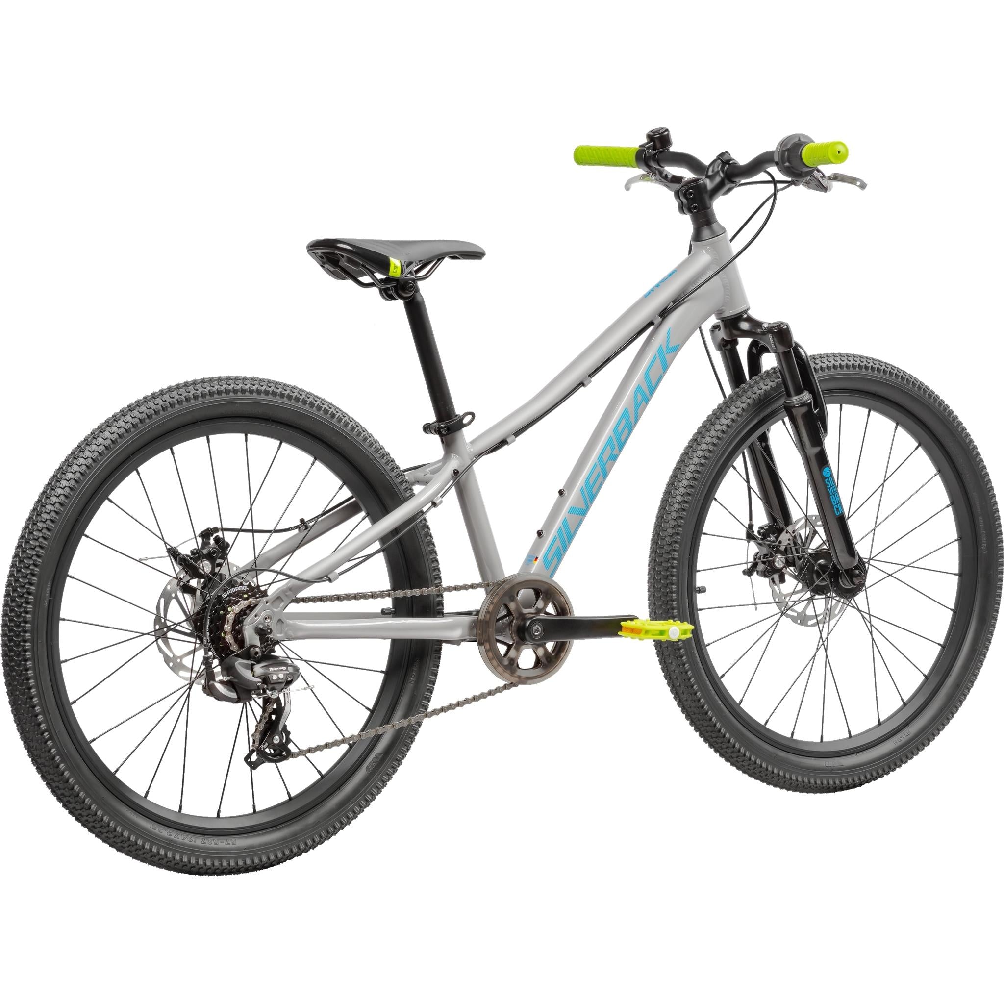 Silverback Spyke 24D - 24" Kids Bike Battleship Grey