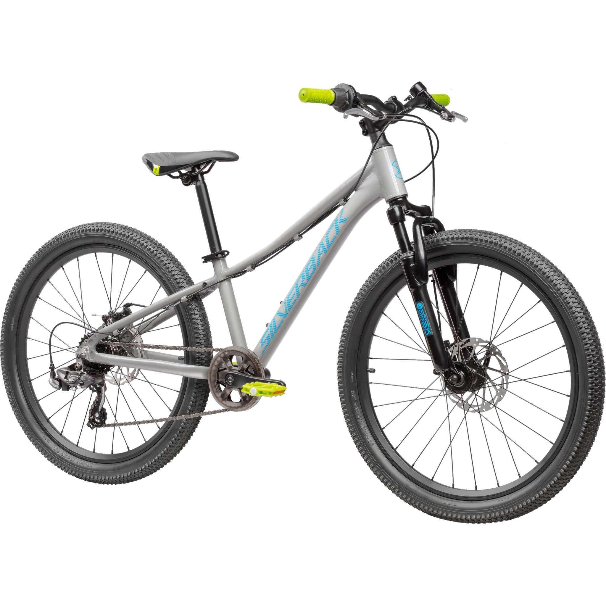 Silverback Spyke 24D - 24" Kids Bike Battleship Grey