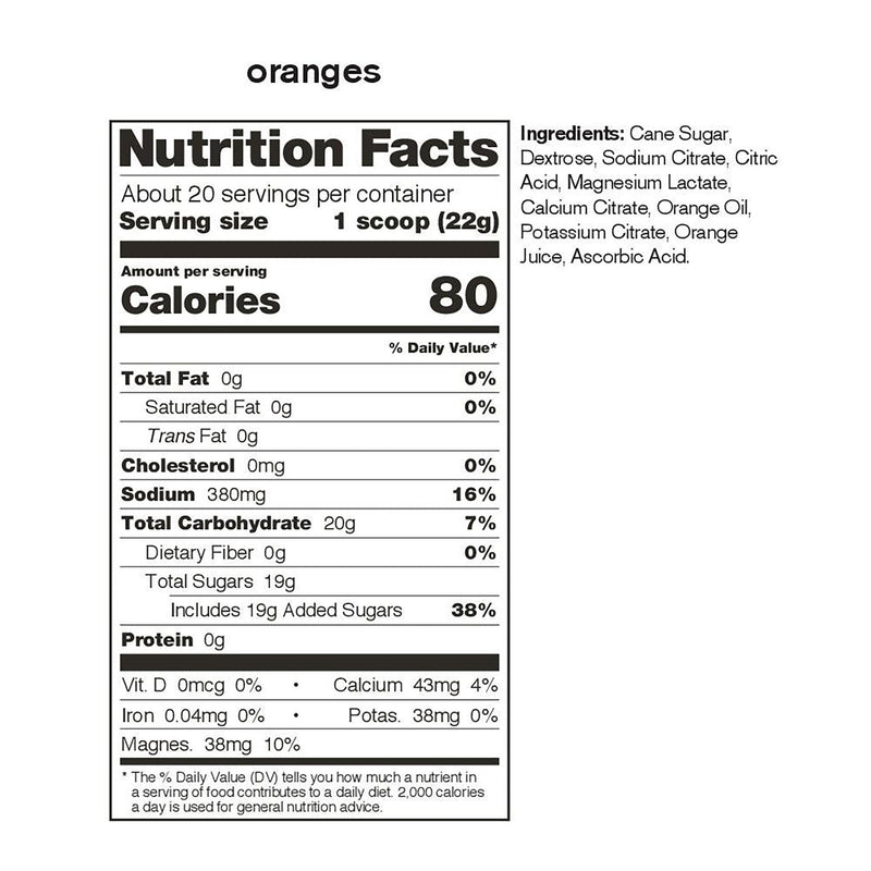 Skratch Labs Hydration Sport Drink Mix Oranges (20 Serves)