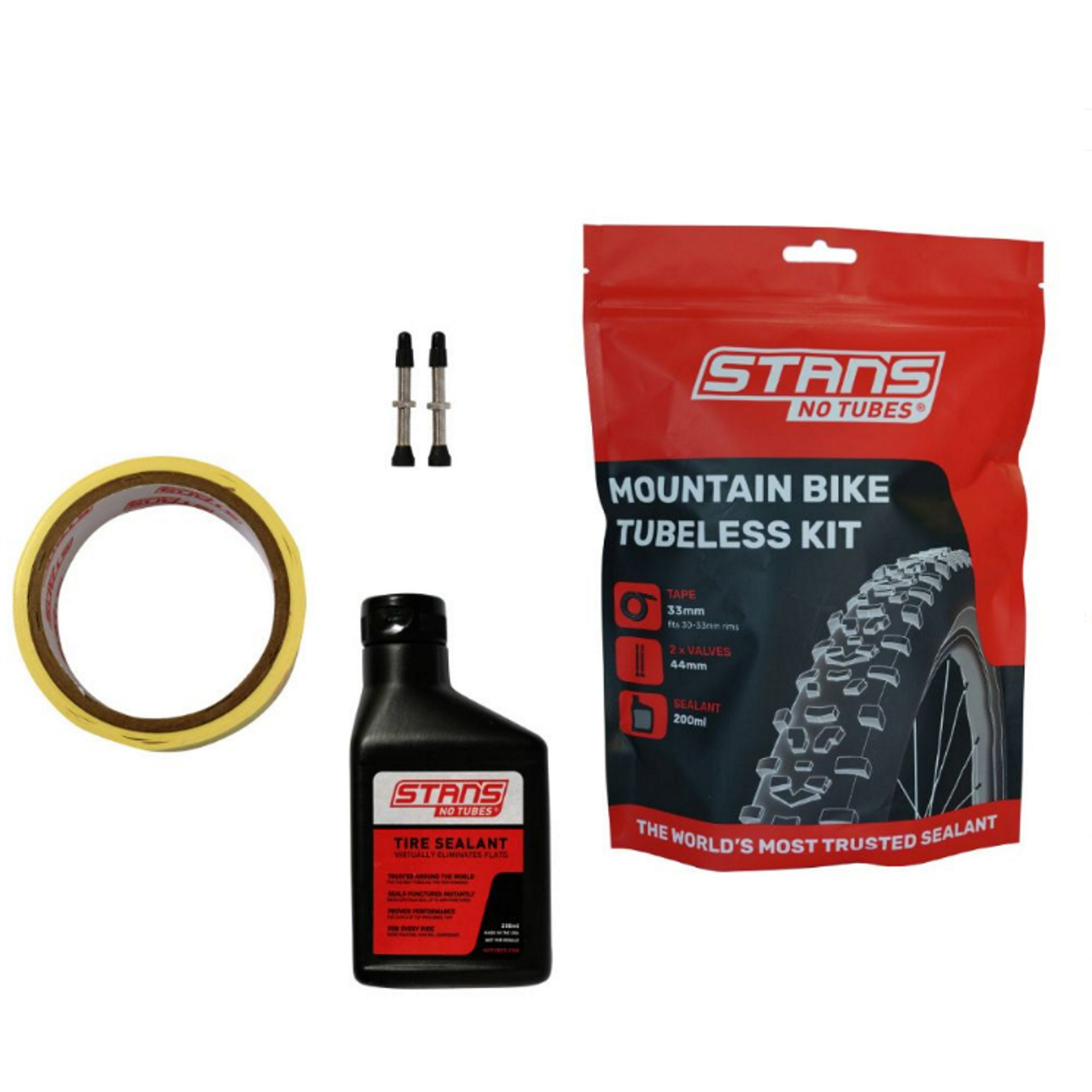 Stan's MTB Tubeless Kit - For 33mm Rims