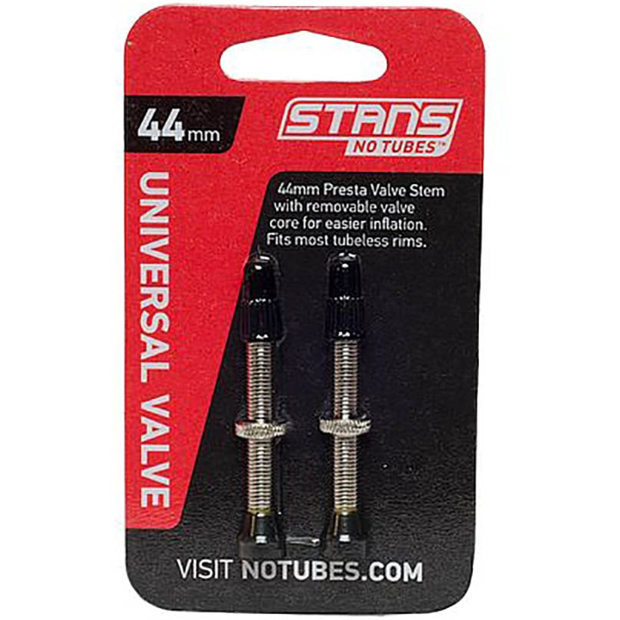 Stans No Tubes Universal Presta Valve 44mm Removable Core
