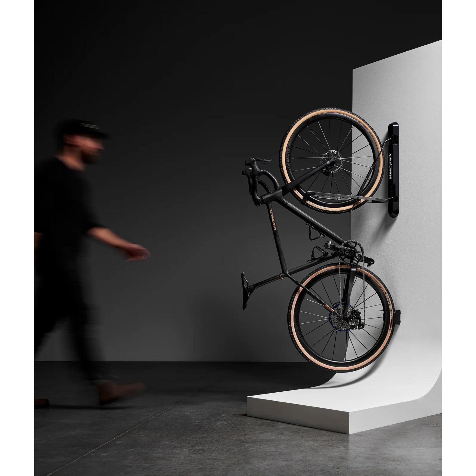 Steadyrack Proflex Narrow Wall Mount Bike Rack (Suits tyres up to 2.1 ...