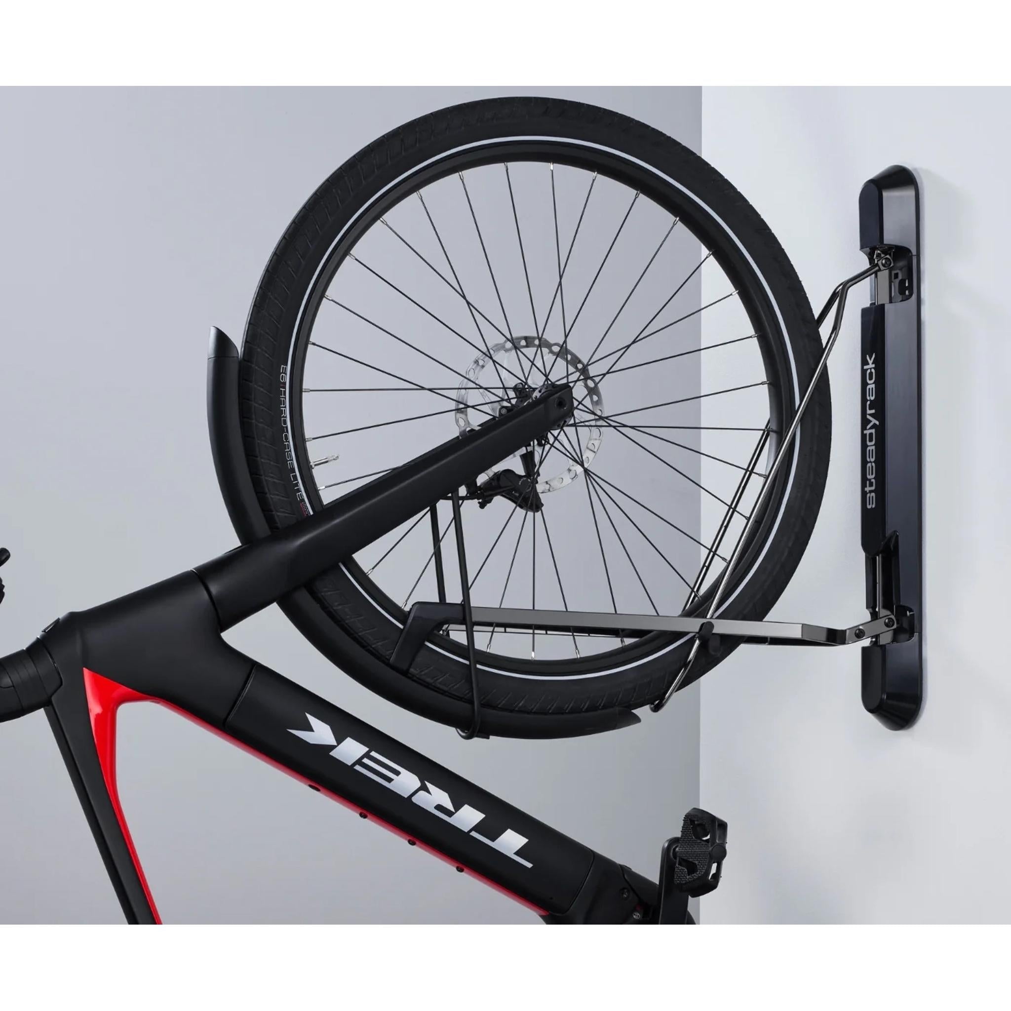 Steadyrack Proflex Narrow Wall Mount Bike Rack (Suits tyres up to 2.1 ...