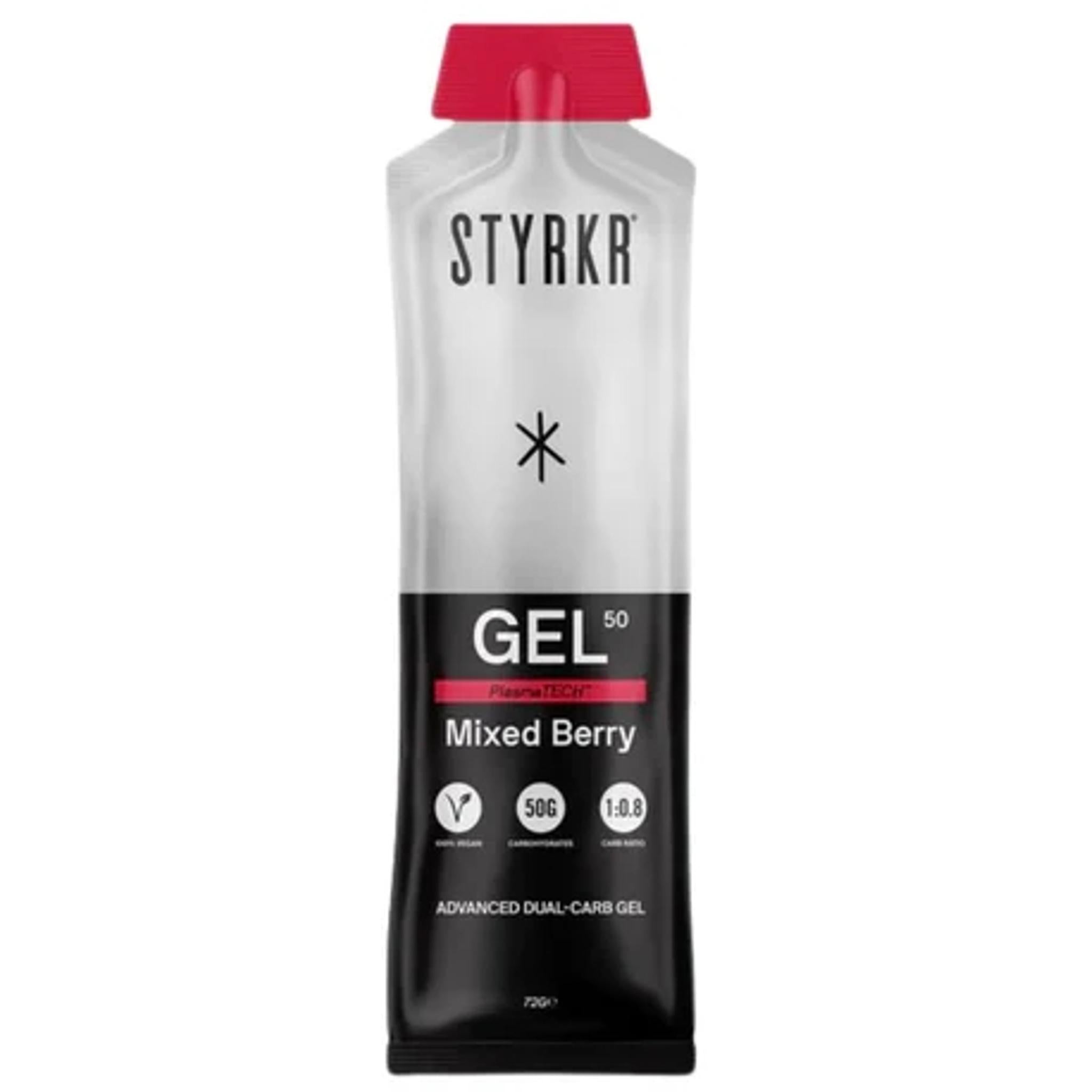 Styrkr GEL50 Dual-Carb Energy Gel 72g Mixed Berry