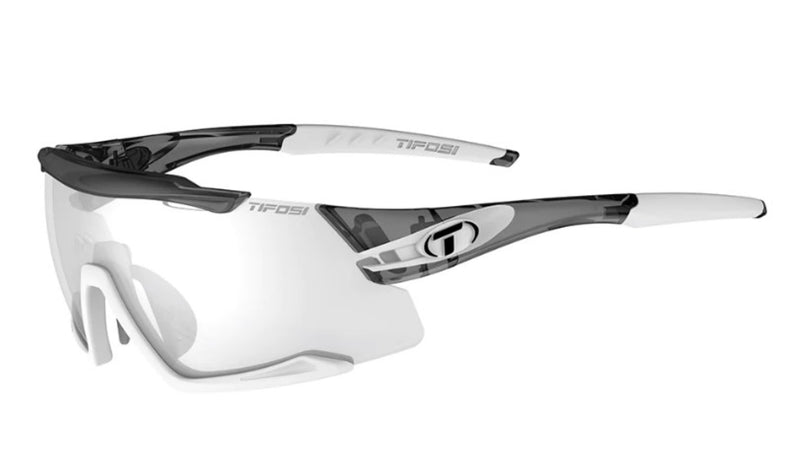 Tifosi Aethon Cycling Glasses Crystal Smoke/White/Light Night Fototec Lens