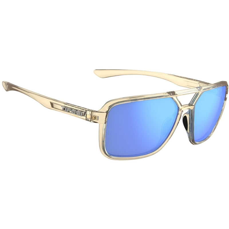 Tifosi Salto Sunglasses Golden Ray With Sky Blue Mirror Lens