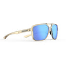 Tifosi Salto Sunglasses Golden Ray With Sky Blue Mirror Lens