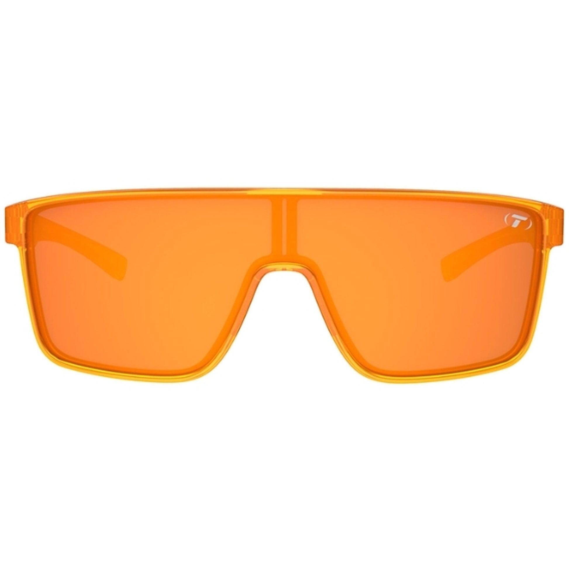 Tifosi Sanctum Sunglasses Amber Blaze With Atomic Orange Mirror Lens