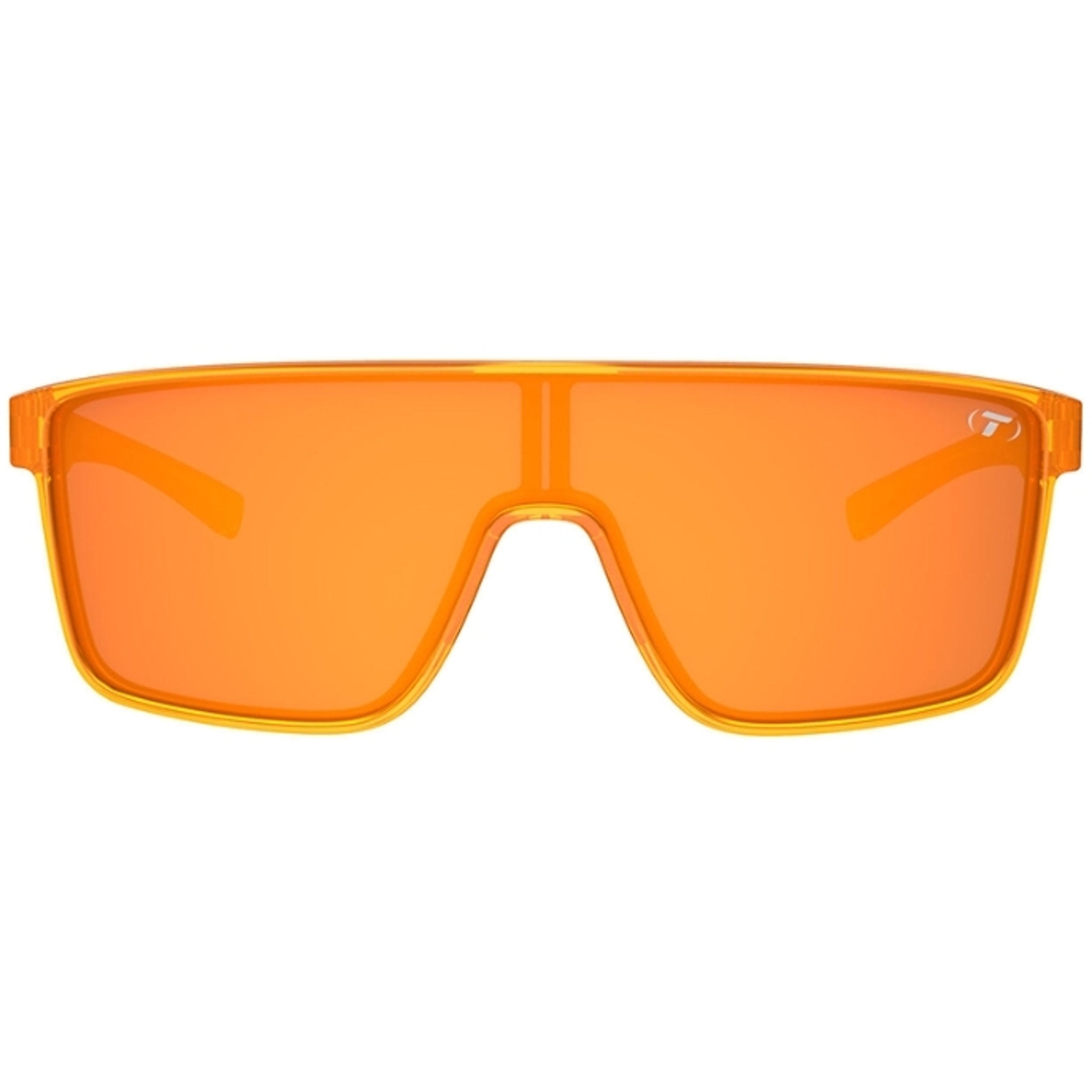 Tifosi Sanctum Sunglasses Amber Blaze With Atomic Orange Mirror Lens