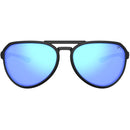 Tifosi Selca Sunglasses BlackOut with Sky Blue Mirror Polarized Lens