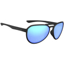 Tifosi Selca Sunglasses BlackOut with Sky Blue Mirror Polarized Lens