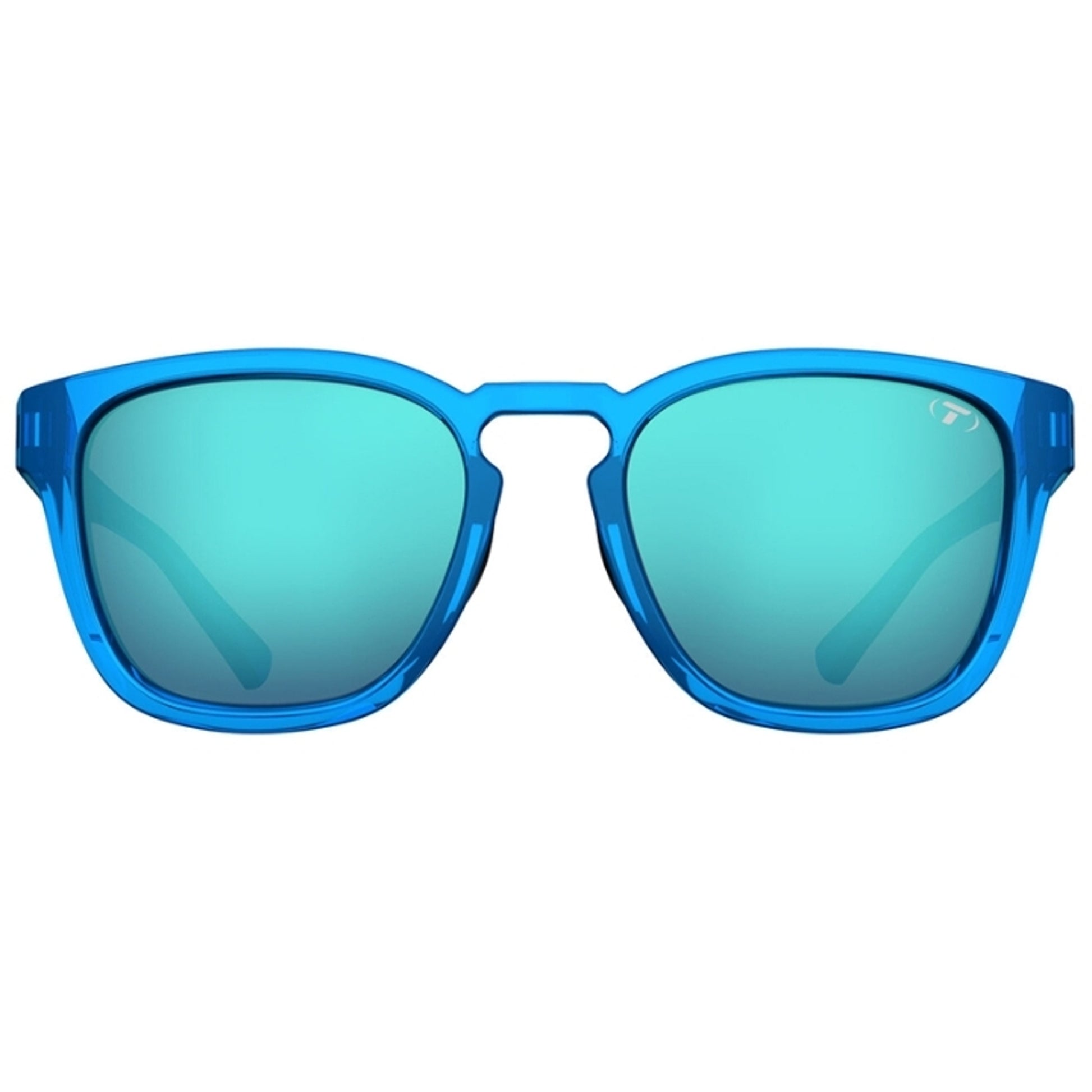 Tifosi Smirk Sunglasses Electric Blue With Sky Blue Mirror Lens