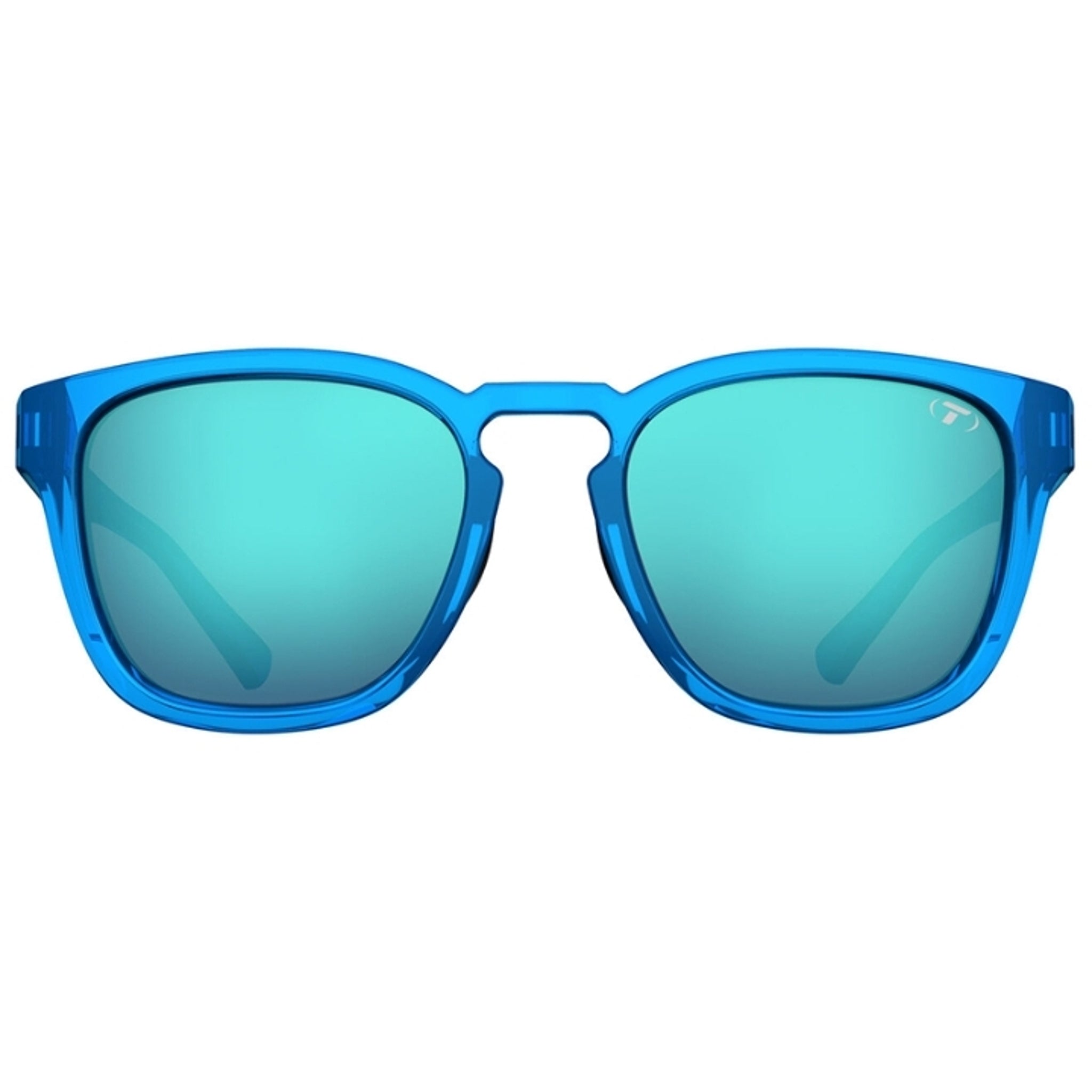 Tifosi Smirk Sunglasses Electric Blue With Sky Blue Mirror Lens