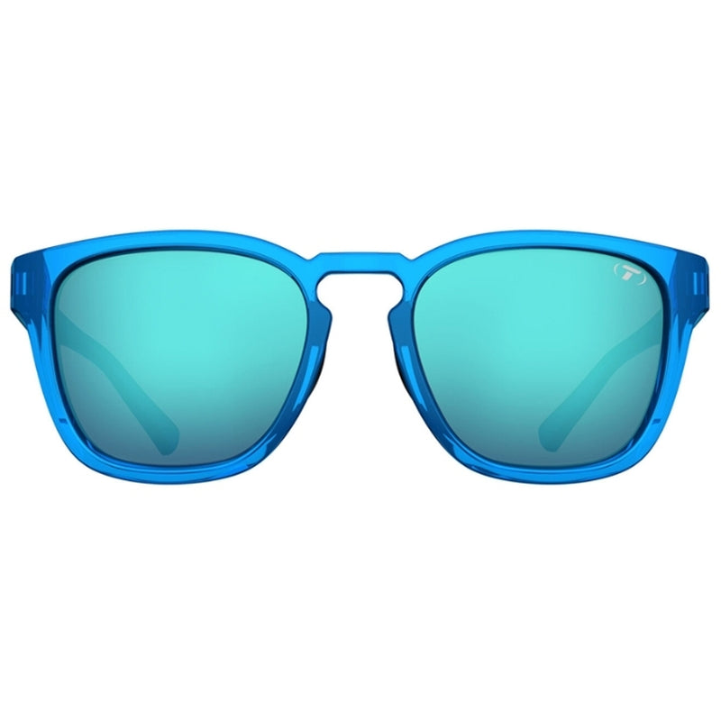 Tifosi Smirk Sunglasses Electric Blue With Sky Blue Mirror Lens