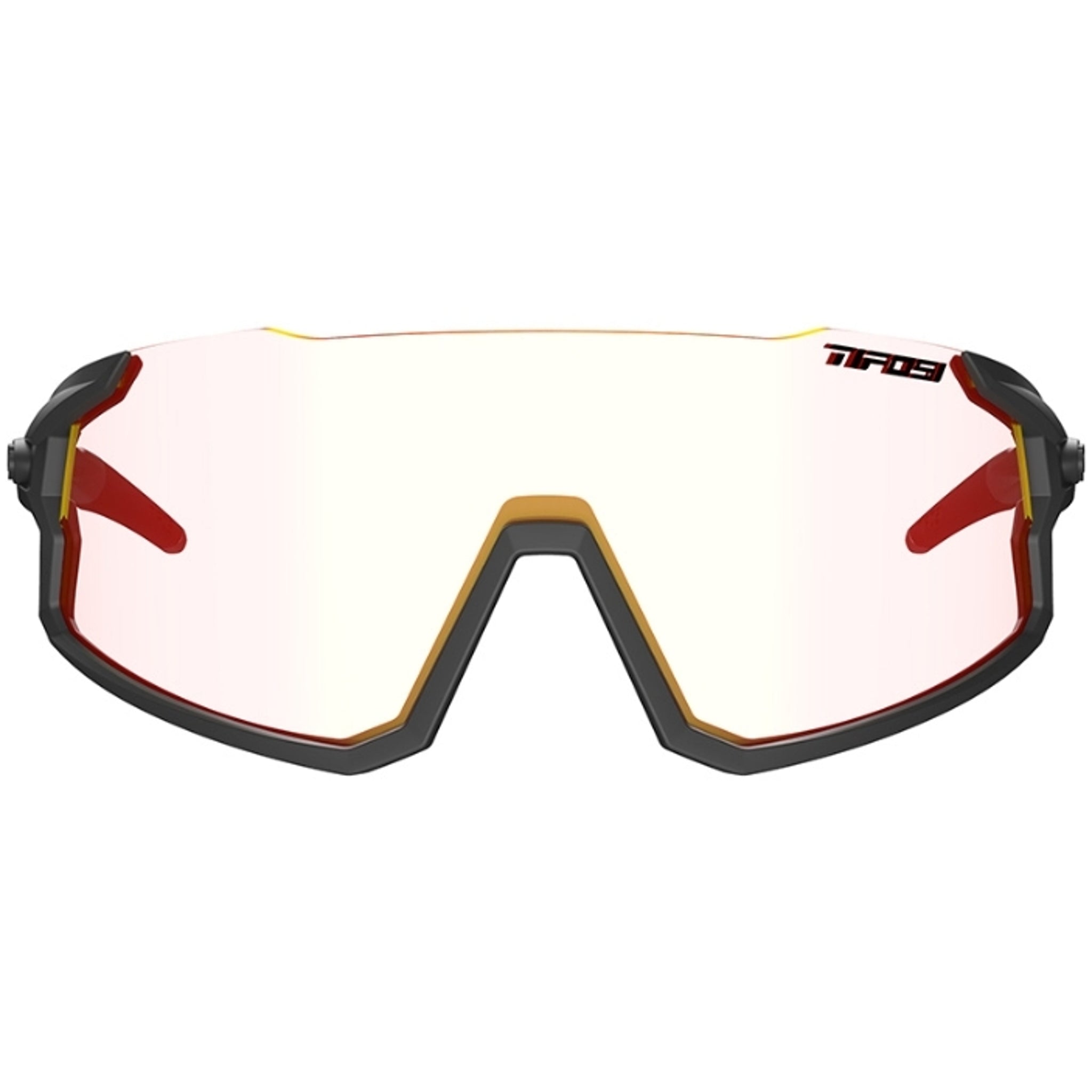 Tifosi Stash Sunglasses Matte Gunmetal With Clarion Red Fototec Lens