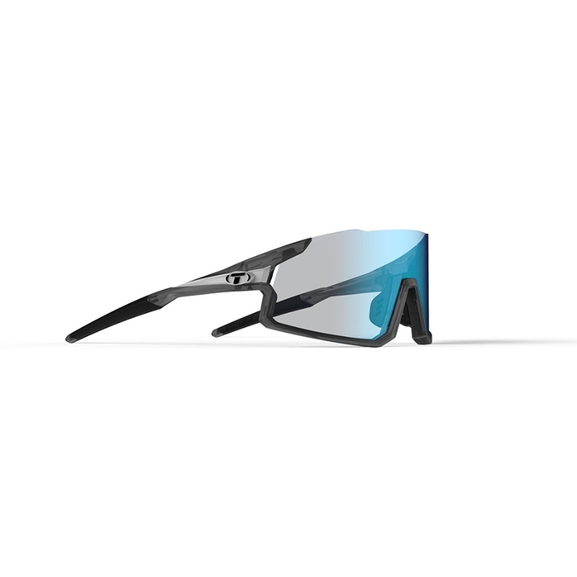 Tifosi Stash Sunglasses Matte Smoke With Clarion Blue Fototec Lens