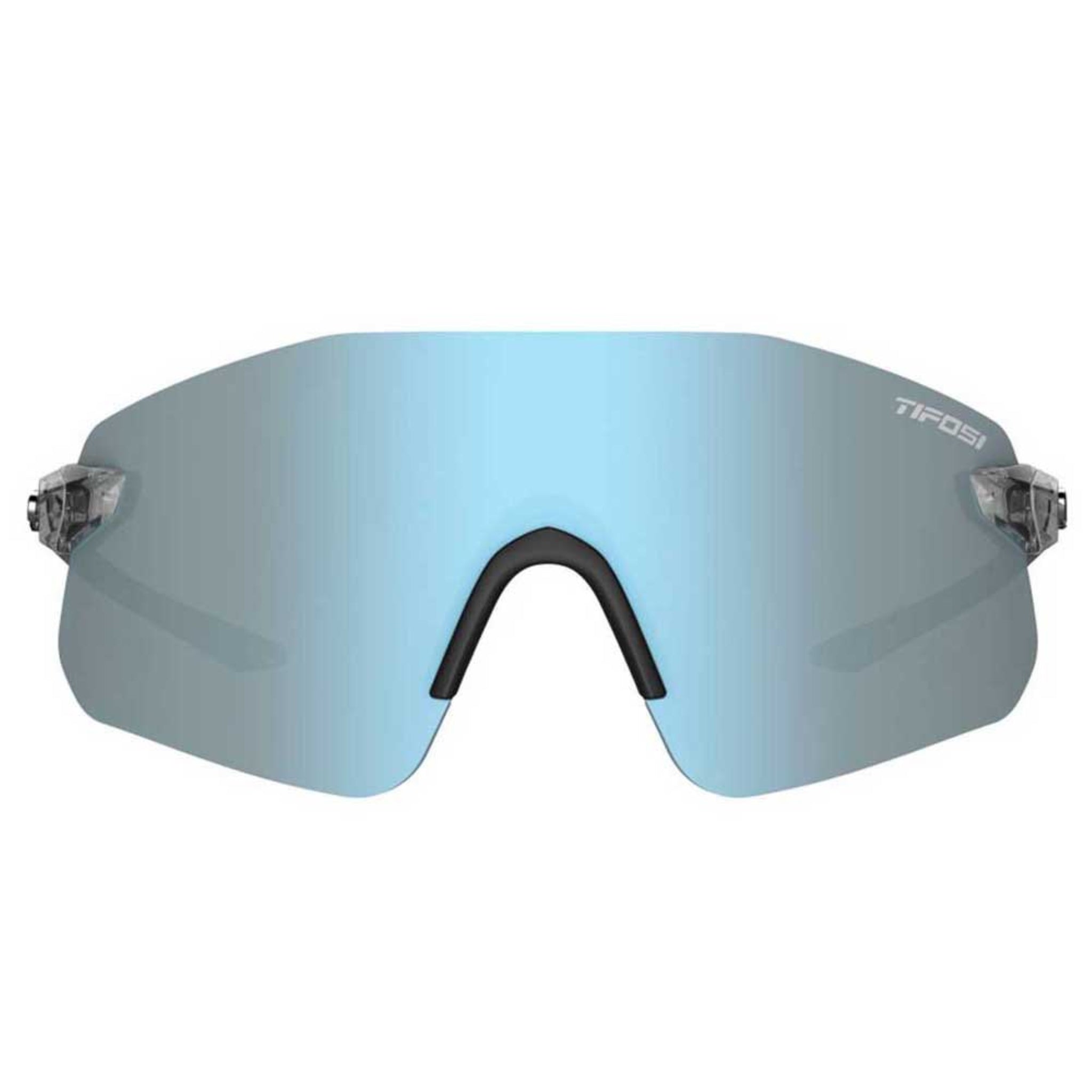 Tifosi Vogel SL Cycling Sunglasses Crystal Smoke/Smoke Bright Blue Lens