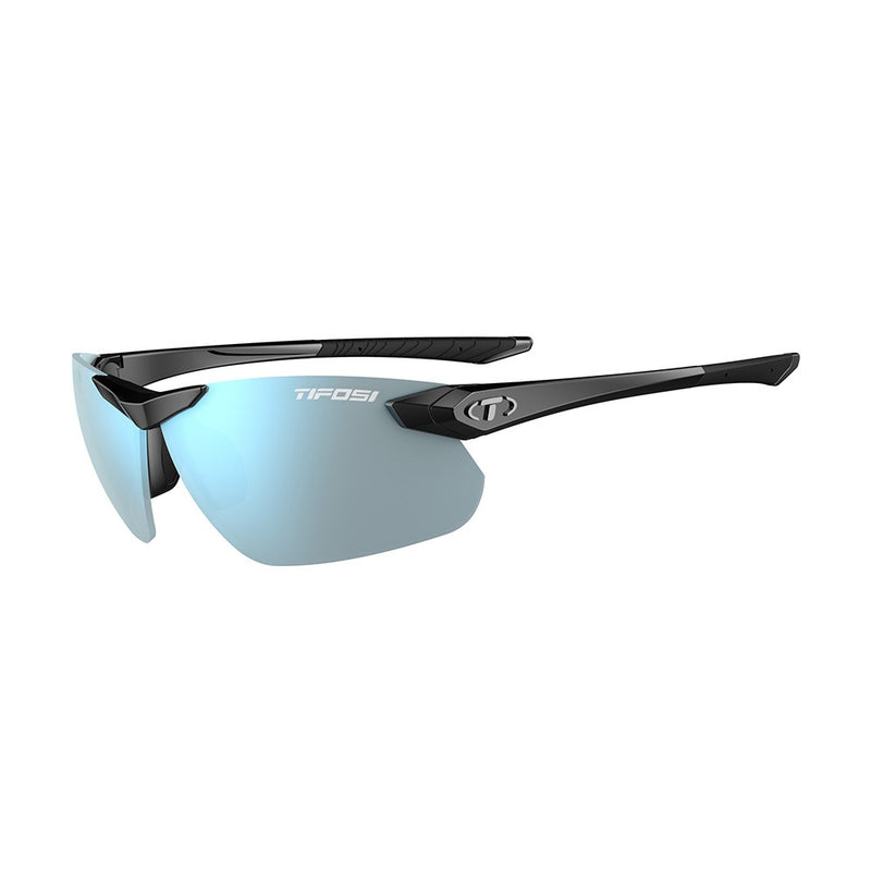 Tifosi Seek FC 2.0 Frameless Sunglasses Gloss Black/Smoke Bright Blue