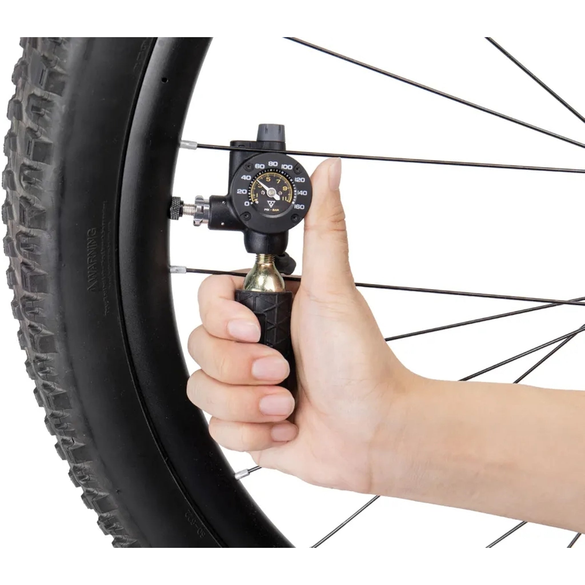 Topeak Airbooster CO2 Inflator w/ Gauge