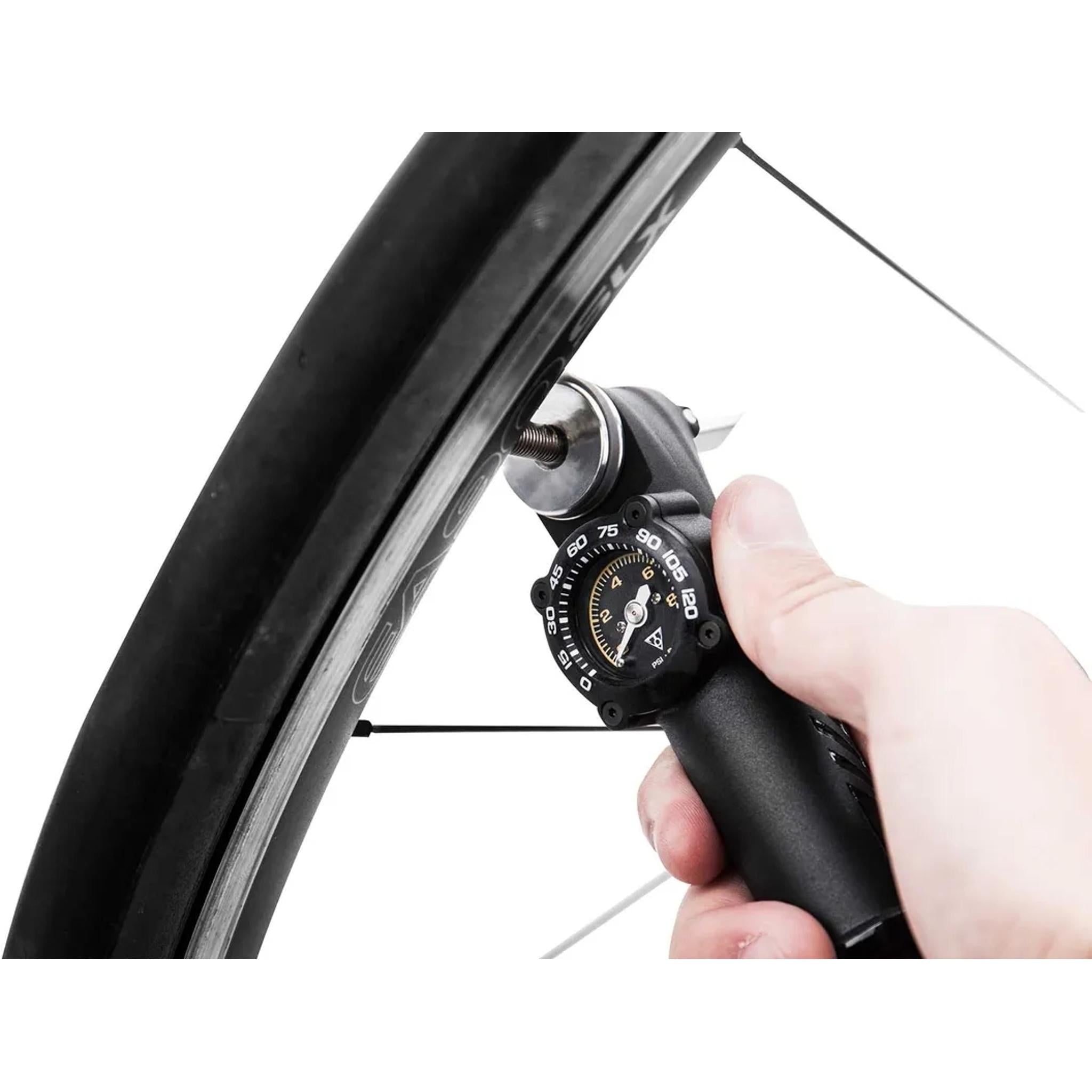 Topeak Roadie Dual Action Mini Pump w/ Gauge