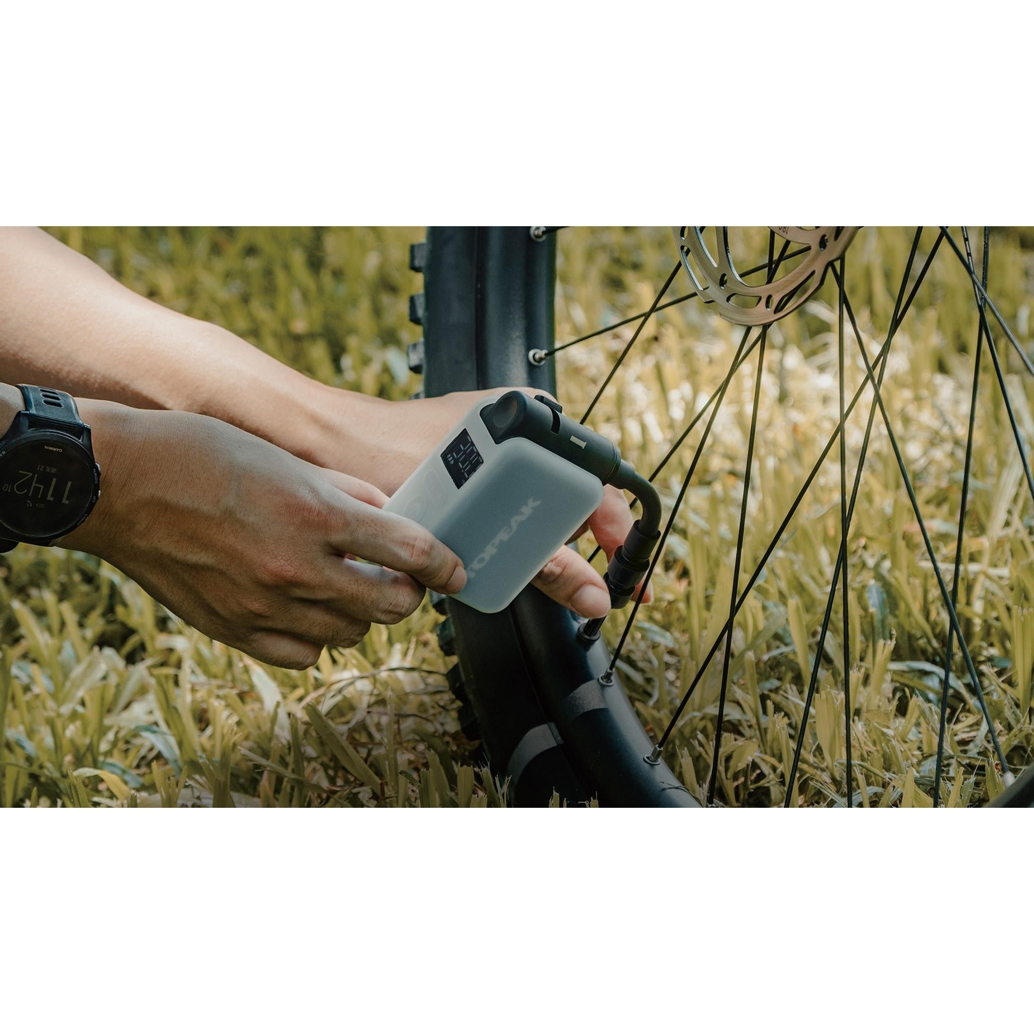 Topeak E-Booster Digital Mini Electric Bike Tyre Pump