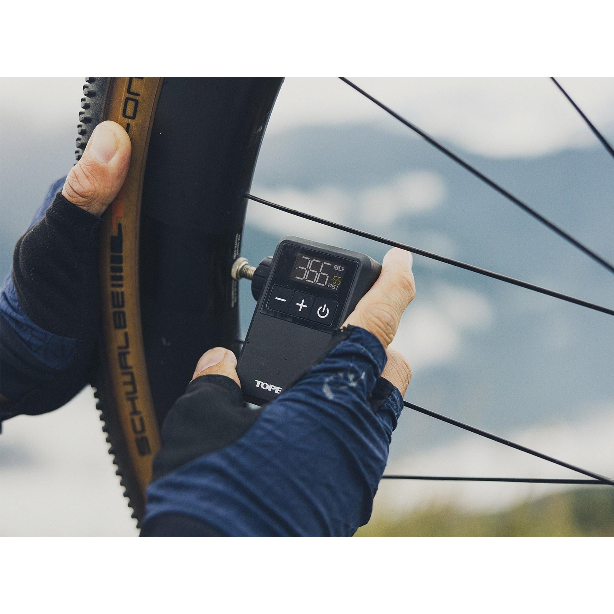 Topeak E-Booster Digital Mini Electric Bike Tyre Pump