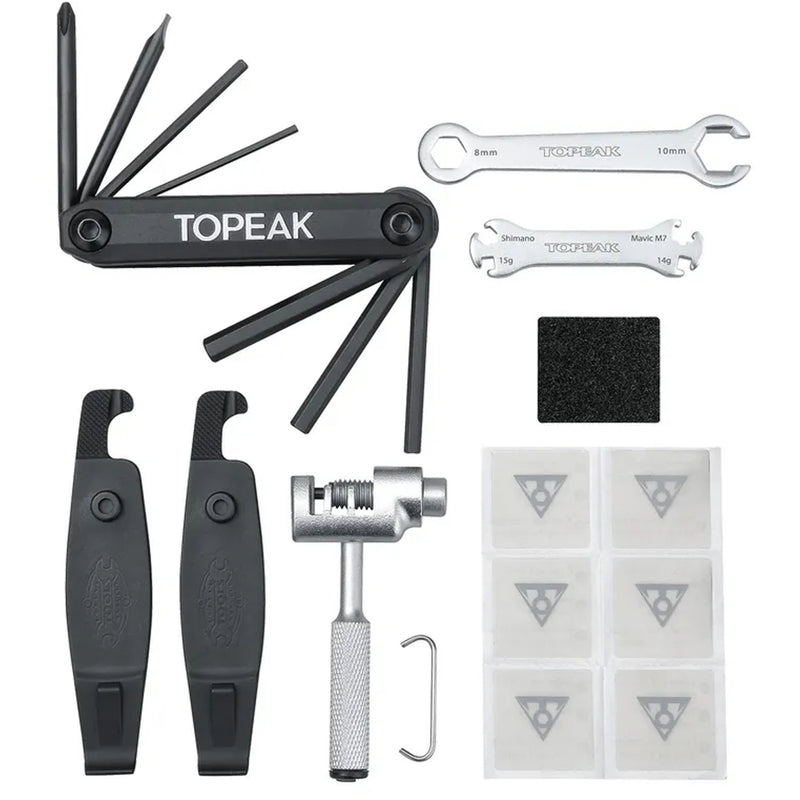 Topeak Survival Tool Wedge II Expandable Saddle Bag Tool Kit 1.25L