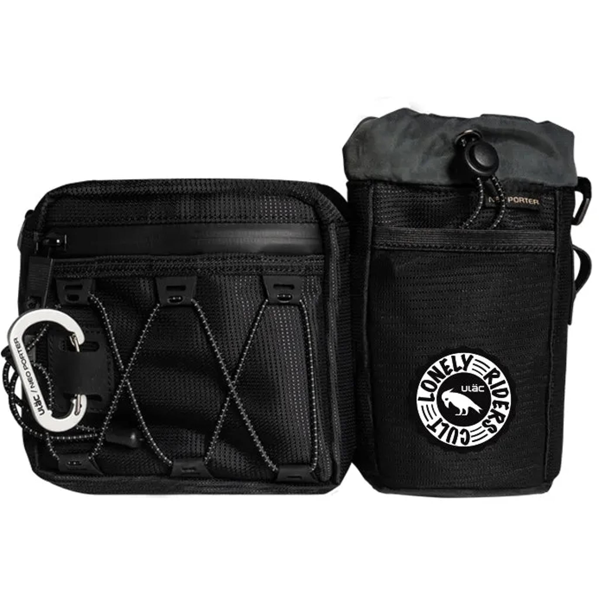ULAC Dual Handlebar Bag Krosstrek 3.3L with Carabiner Black