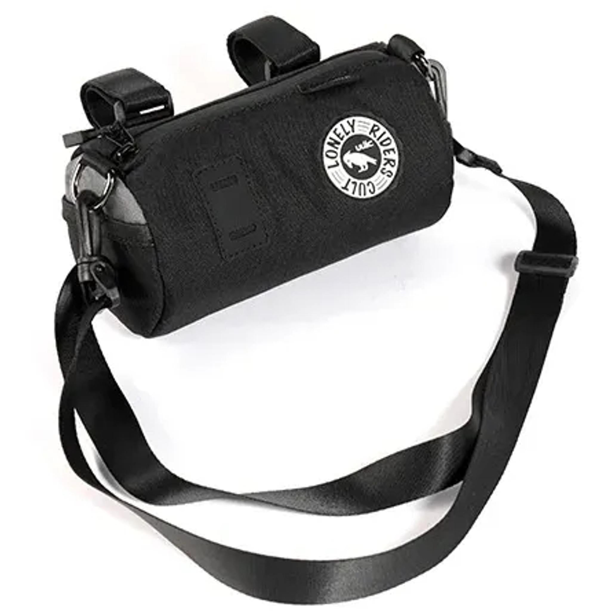 ULAC Neo Porter Coursier Handlebar Bag 2.7L with Carabiner Black/Grey