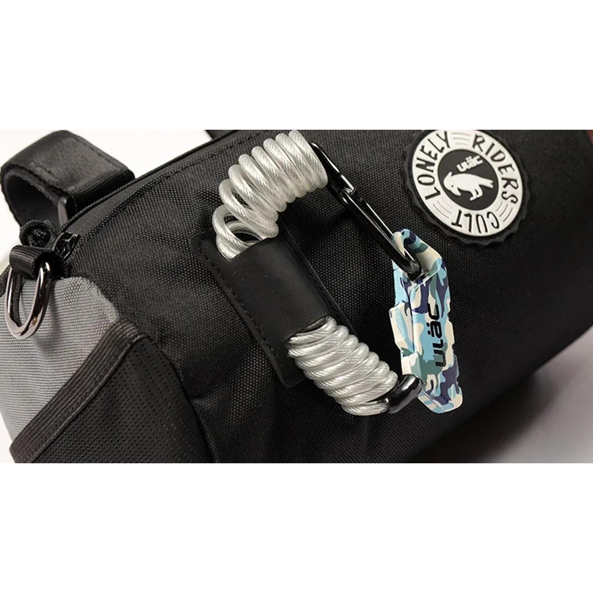ULAC Neo Porter Coursier Handlebar Bag 2.7L with Carabiner Black/Grey