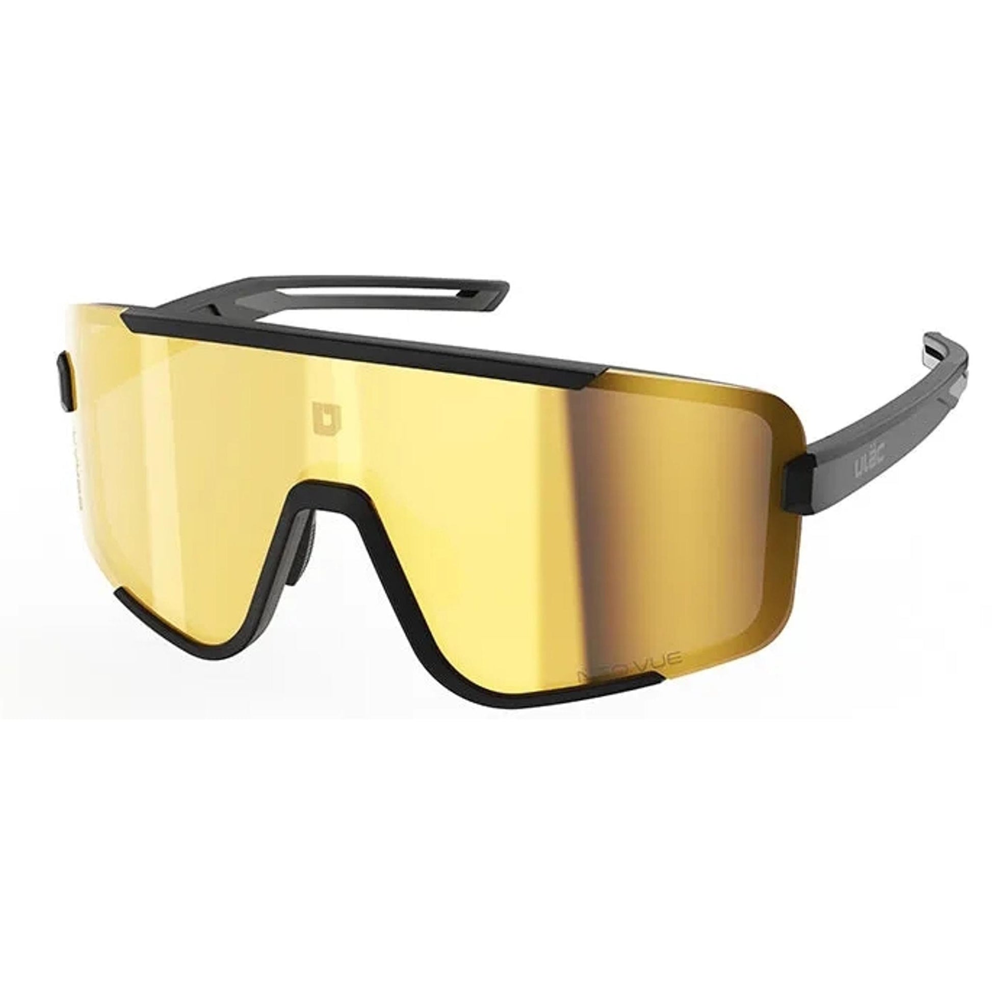 ULAC Neo Vue Hoko Sunglasses Jet Black/Champion Gold Photocromic