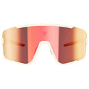 ULAC Neo Vue Hoko Sunglasses Off White/Rally Red Photochromic