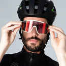 ULAC Neo Vue Hoko Sunglasses Off White/Rally Red Photochromic