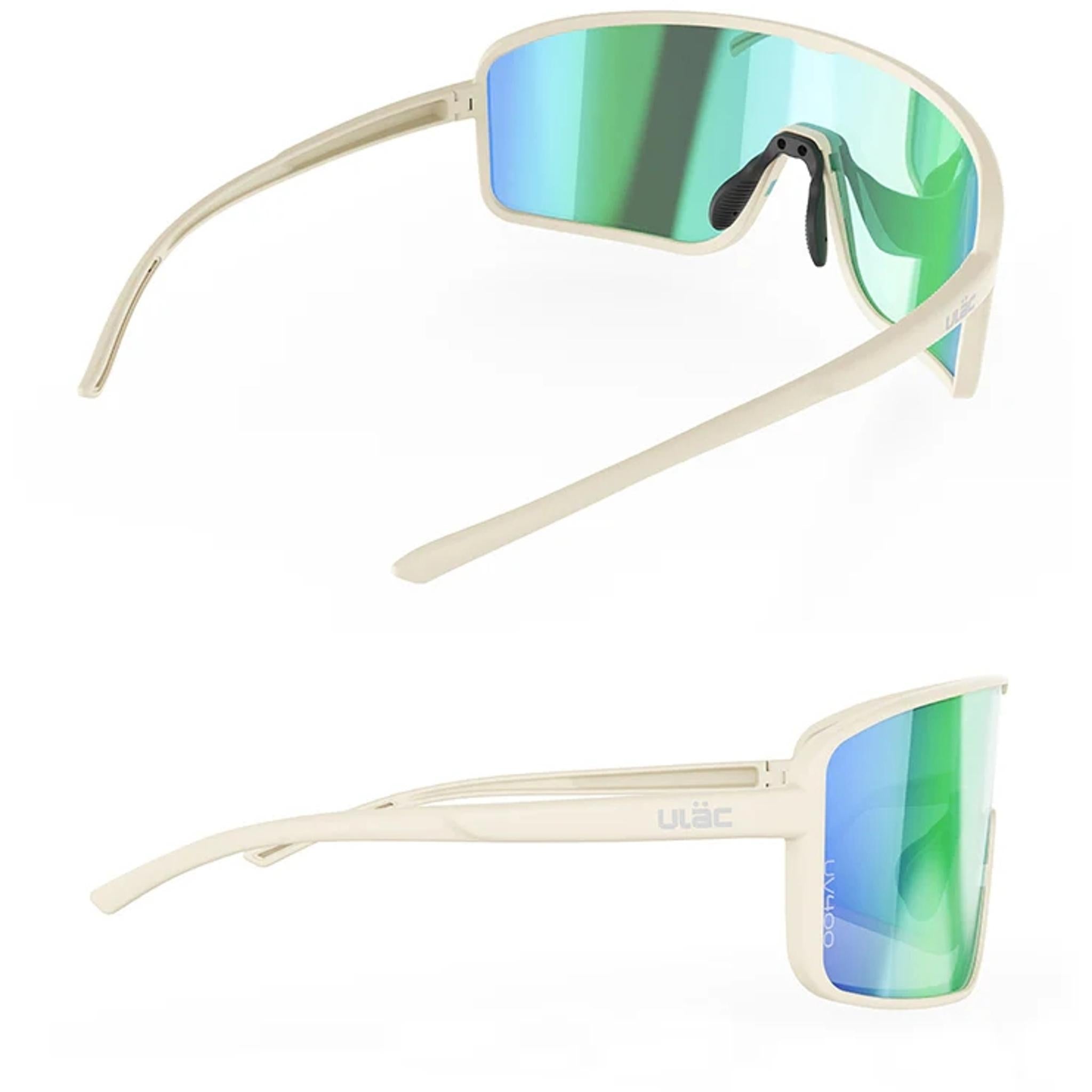 ULAC Neo Vue Otaku Sunglasses Off White/Boost Blue Photochromic