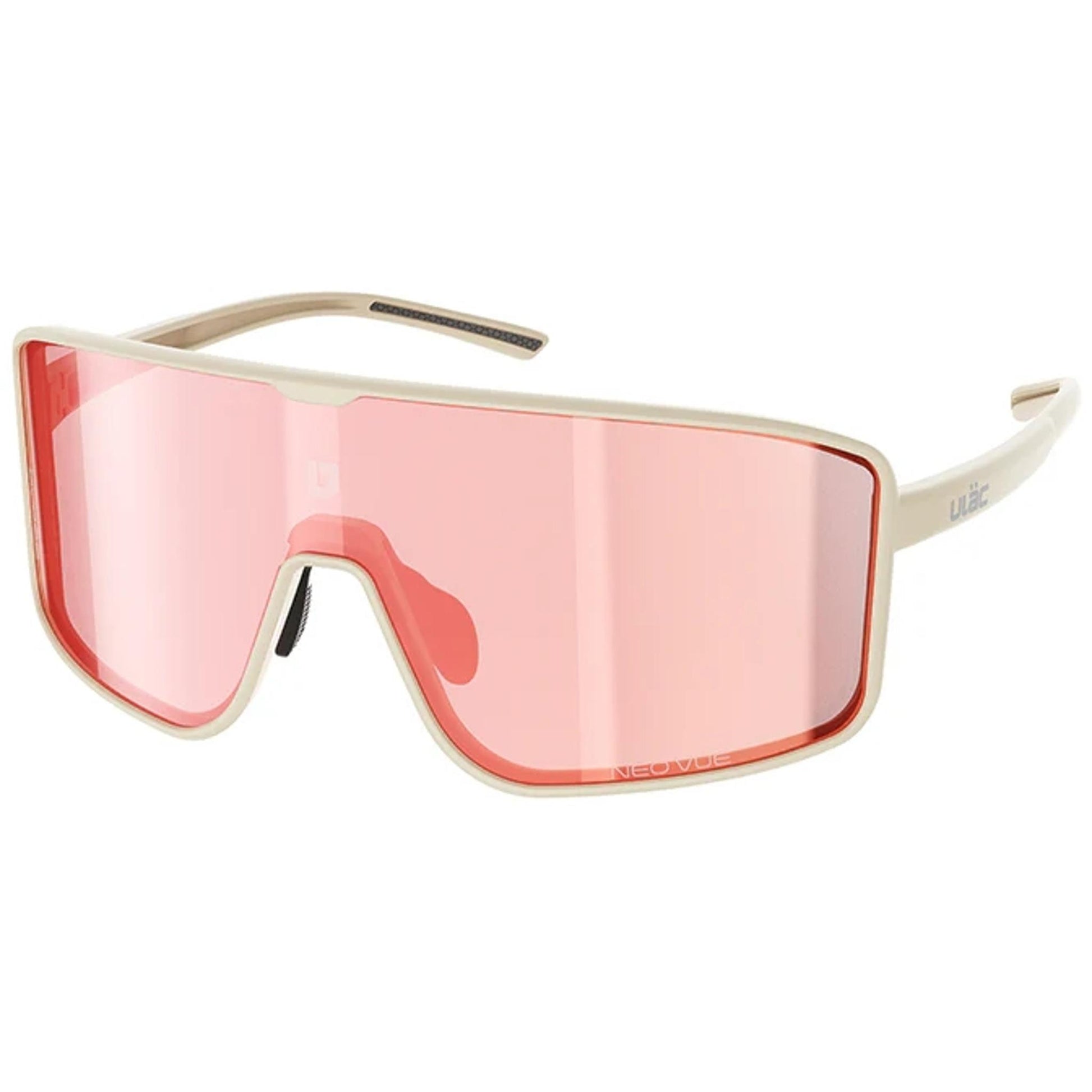 ULAC Neo Vue Otaku Sunglasses Off White/Rally Red Photochromic