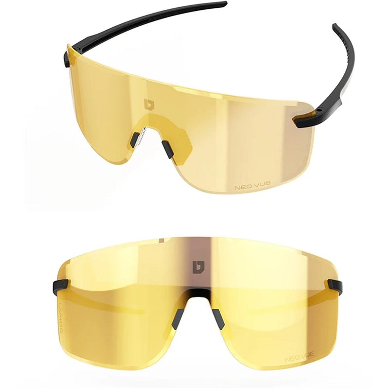 ULAC Neo Vue Visionar Sunglasses Jet Black/Champion Gold Photochromic
